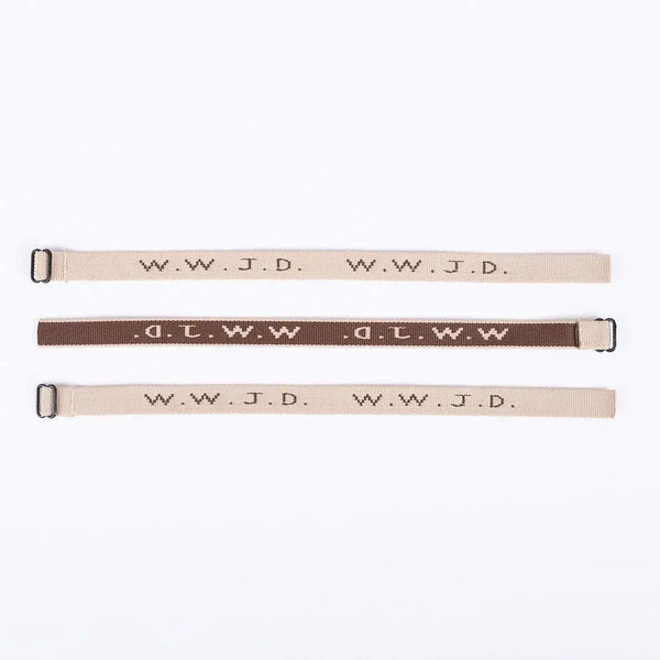 WWJD Bracelet - Tan