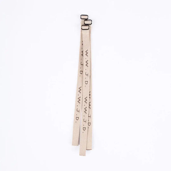 WWJD Bracelet - Tan