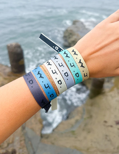 WWJD Bracelet Surf Colors