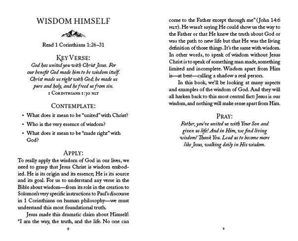The 5-Minute Bible Study for Men: Seeking God's Wisdom