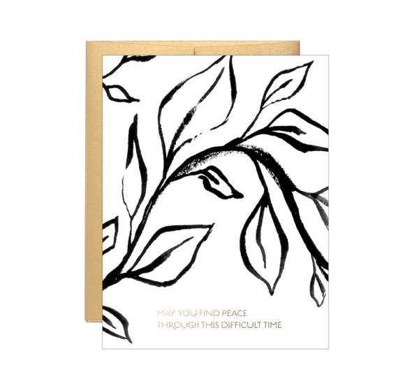 May You Find Peace through this Difficult Time - Vines