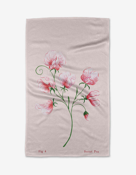 Birth Month Flower Kitchen Tea Towel