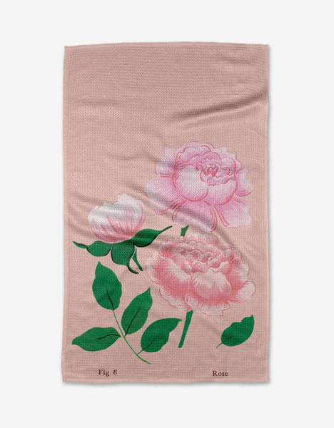 Birth Month Flower Kitchen Tea Towel