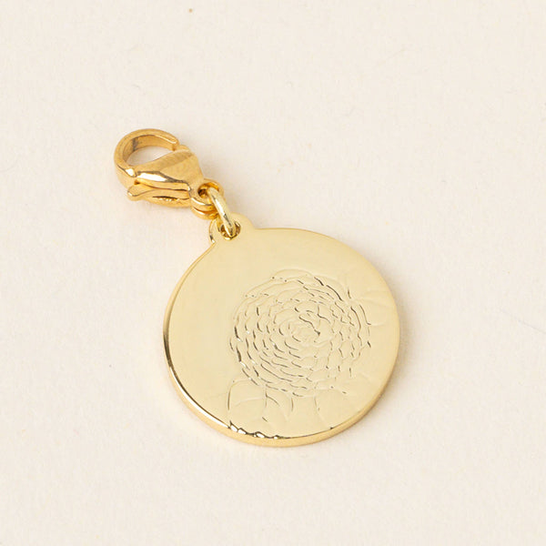 Birth Month Flower Jewelry Charm
