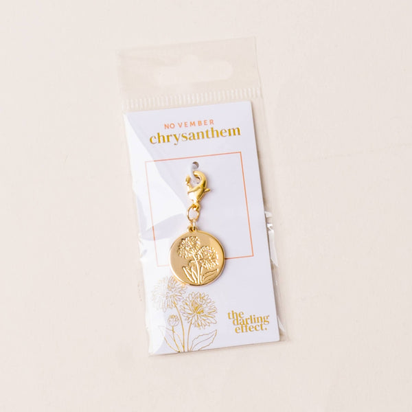 Birth Month Flower Jewelry Charm
