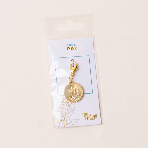 Birth Month Flower Jewelry Charm