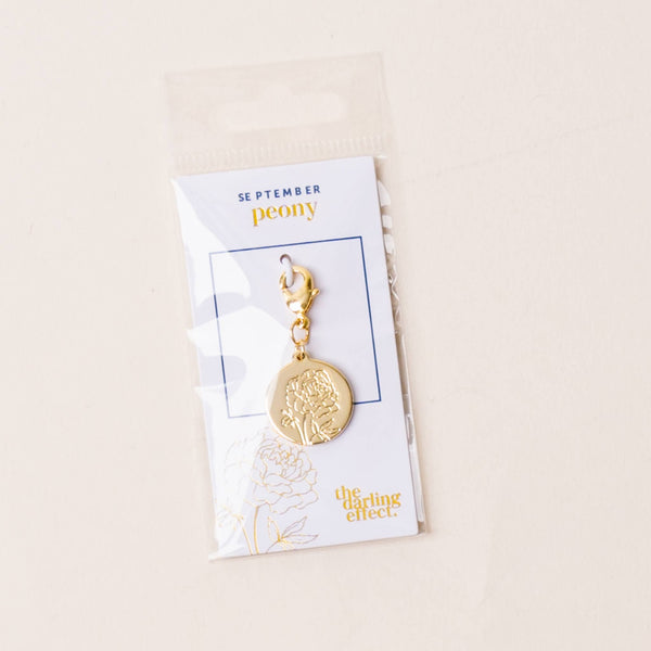 Birth Month Flower Jewelry Charm
