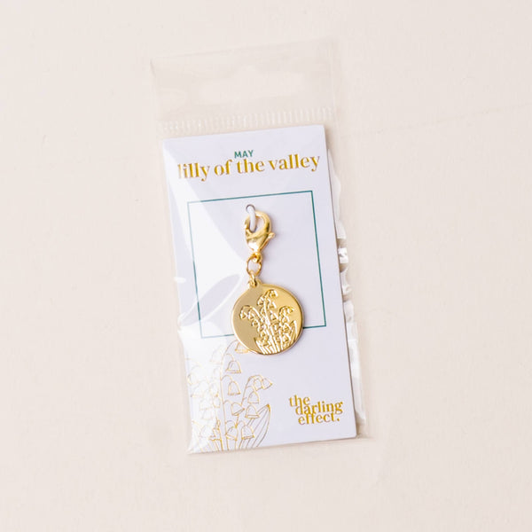 Birth Month Flower Jewelry Charm