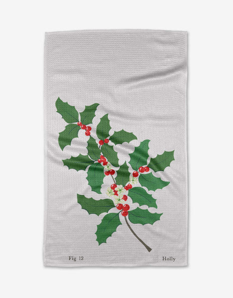 Birth Month Flower Kitchen Tea Towel