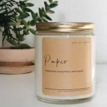 Coconut + Soy Wax Candle - Paper