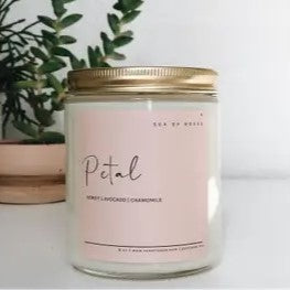 Coconut + Soy Wax Candle - Petal