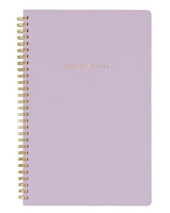 Lilac Church Notes Bible Reference Notebook with Maps