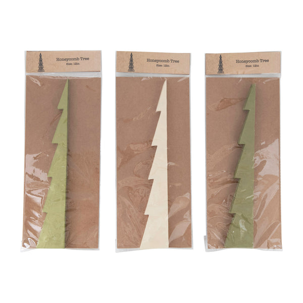 6" x 9"H Paper Honeycomb Tree, 3 Colors