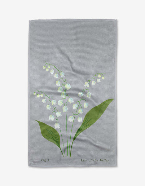 Birth Month Flower Kitchen Tea Towel