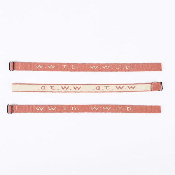 WWJD Bracelet - Terracotta