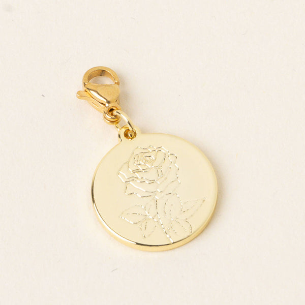 Birth Month Flower Jewelry Charm