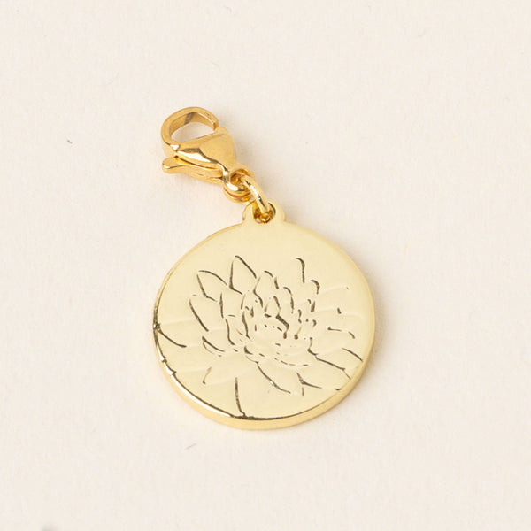 Birth Month Flower Jewelry Charm