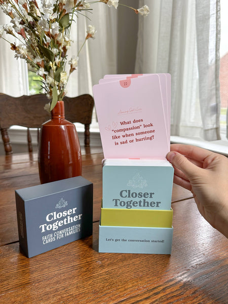 Closer Together: Christian Family Conversation Cards