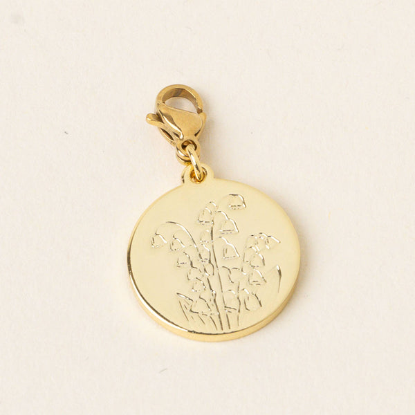 Birth Month Flower Jewelry Charm