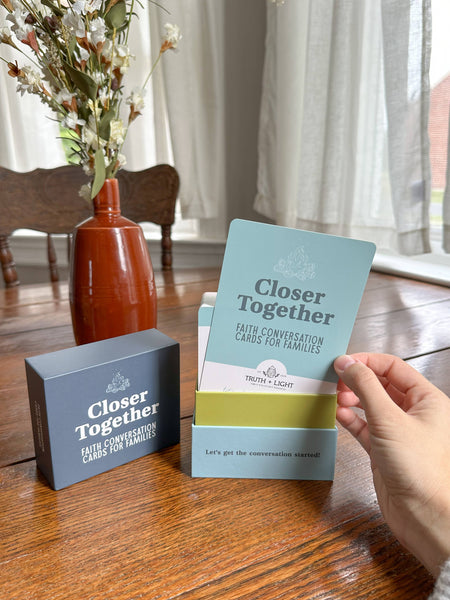 Closer Together: Christian Family Conversation Cards
