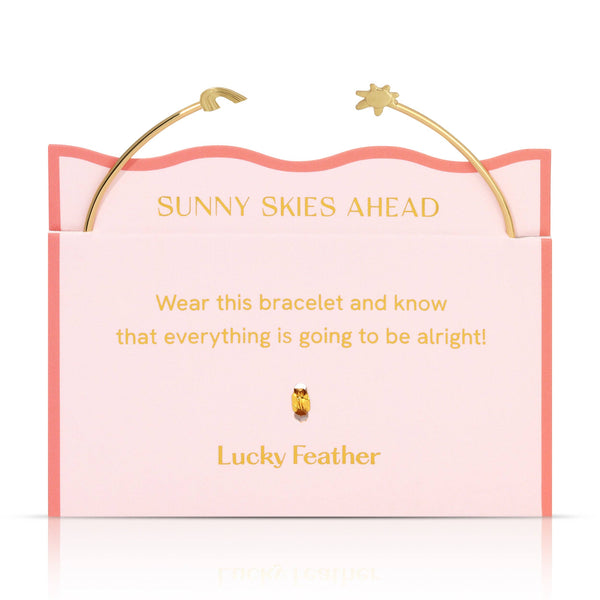 New Connection Cuff - Sun and Rainbow - Sunny Skies Ahead