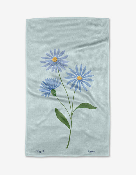 Birth Month Flower Kitchen Tea Towel