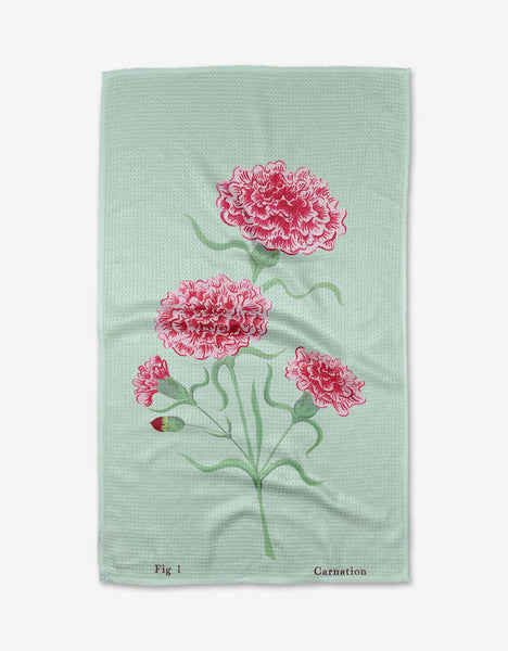 Birth Month Flower Kitchen Tea Towel