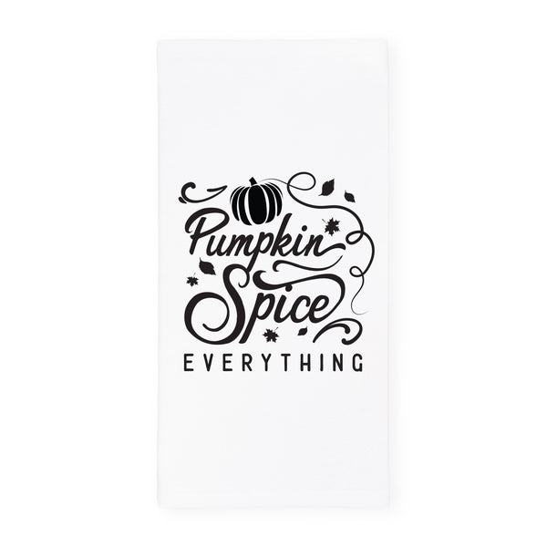 Pumpkin Spice Everything Autumn Fall Tea Towel Dish Cloth