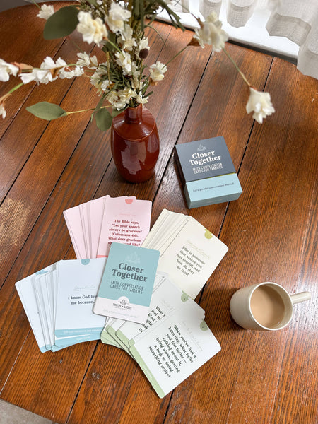Closer Together: Christian Family Conversation Cards