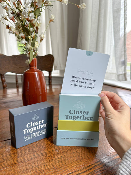 Closer Together: Christian Family Conversation Cards