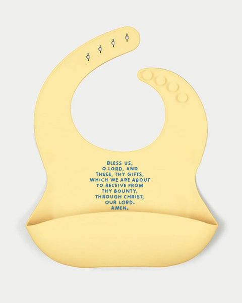 Meal Blessing Silicone Bib